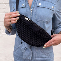 The Crescent Bag - Black *Gold Hardware