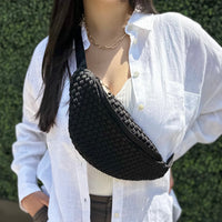 The Crescent Bag - Black *Gold Hardware