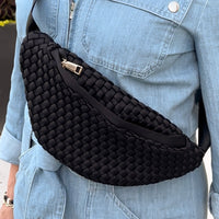The Crescent Bag - Black *Gold Hardware