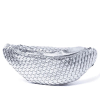 The Crescent Bag - Silver *Gunmetal hardware
