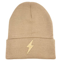 Cream Lightening Bolt