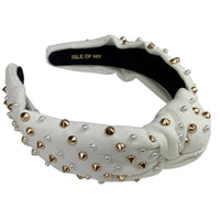 Gold Stud & Pearl Headband - *only 1 LEFT