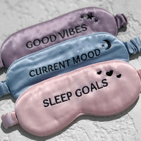 Light Pink Silk Sleep Mask (adjustable)