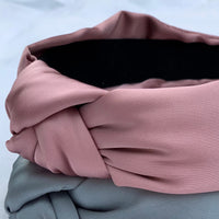 Dusky Rose Silk Headband