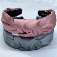 Dusky Rose Silk Headband
