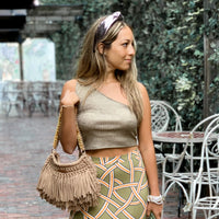 Metallic Vegan Leather Headband