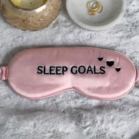 Light Pink Silk Sleep Mask (adjustable)