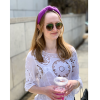 Retro Purple Spa Headband