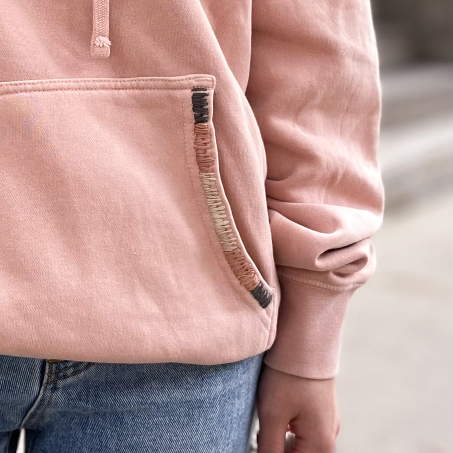 Dove Hoodie *with hand embroidered detail