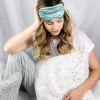 Emerald Silk Sleep Mask (adjustable)