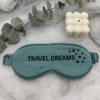 Emerald Silk Sleep Mask (adjustable)