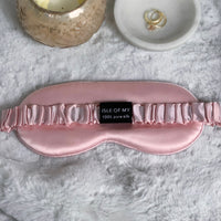 Light Pink Silk Sleep Mask (adjustable)